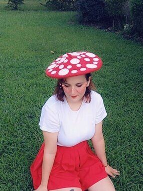Elope Mushroom Heartfelted Hat